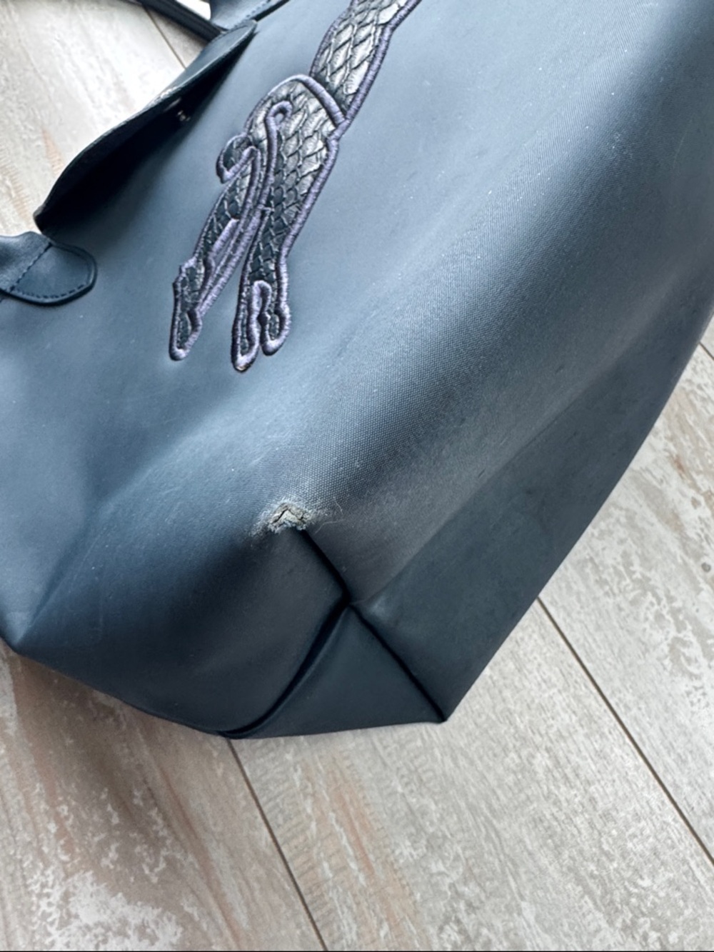 Long Champ Victoire Limited Edition Small Navy Bag - Picture 8 of 15
